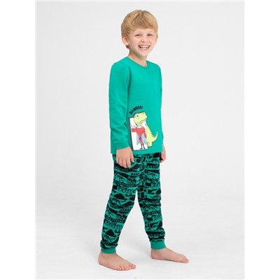 CWKB 50139-37 Комплект для мальчика (джемпер, брюки),зеленый