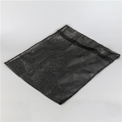 Мешок для стирки белья Доляна, 50×60 см, мелкая сетка, цвет чёрный