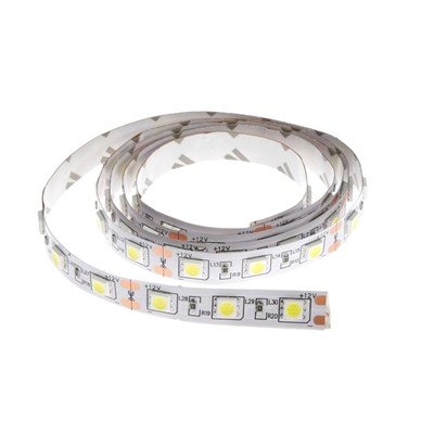 Светодиодная лента Ecola, 12В, SMD5050, 1 м, IP20, 14.4Вт/м, 60 LED/м, 6000К