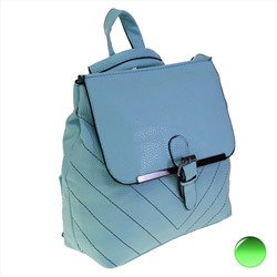 Стильная женская сумка-рюкзак Freedom_walk из эко-кожи бирюзового цвета.