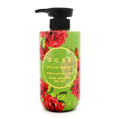 Jigott Парфюмированный шампунь для волос с экстрактом розы / Rose Perfume Shampoo, 500 мл