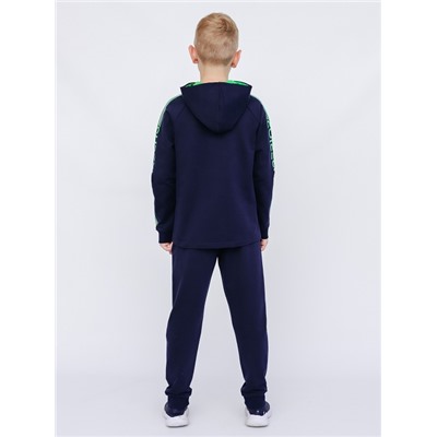 CWJB 90111-41 Комплект для мальчика (толстовка, брюки),темно-синий