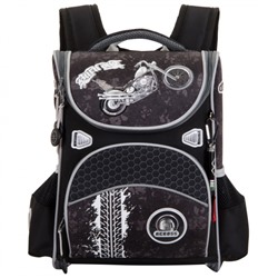Школьный Рюкзак Across с мотоциклом черный ACR19-291-03