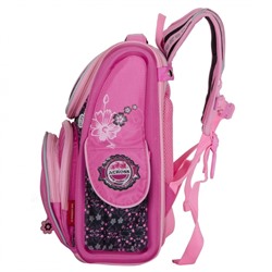 Школьный Рюкзак Across с цветами розовый ACR19-195-06