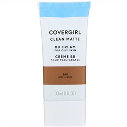 Covergirl, BB-крем Clean Matte, оттенок 560 темный, 30 мл