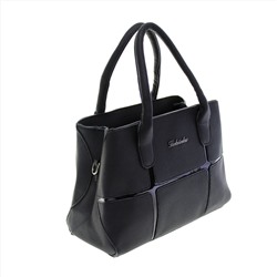 Стильная женская сумочка Growel_lond из эко-кожи черного цвета.