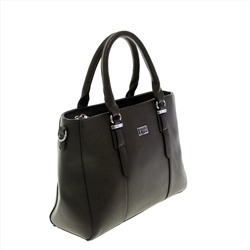 Стильная женская сумочка Floren_France из эко-кожи серого цвета.