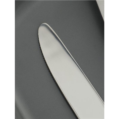 Набор ножей столовых Доляна «Капля», h=23 см, 6 шт
