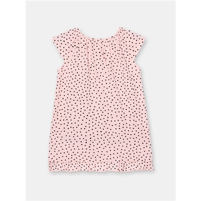 CSKG 50060-27 Платье модель "туника" для девочки, розовый