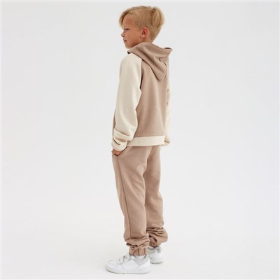 Костюм для мальчика MINAKU: Casual Collection KIDS цвет бежевый, рост 140