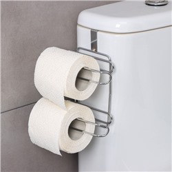 Держатель для туалетной бумаги двойной Доляна, 18×15×20 см