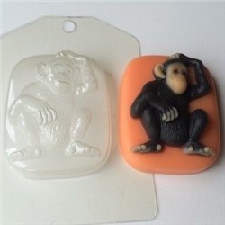 Форма для мыла пластиковая - Шимпанзе