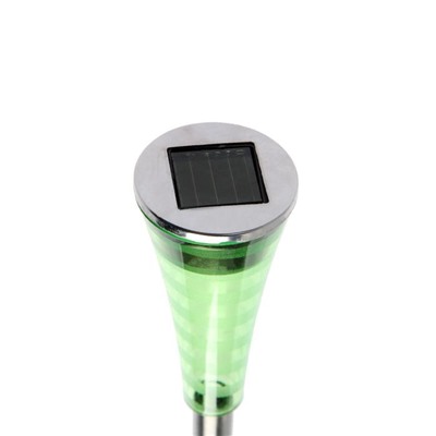 Садовый светильник на солнечной батарее Smartbuy, нерж. сталь, пластик,   МИКС   4x4x27.5 см
