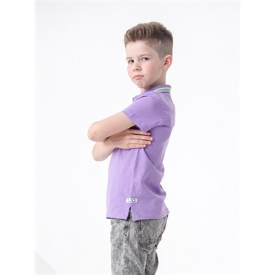 CSJB 63116-44-320 Рубашка-поло для мальчика,фиолетовый