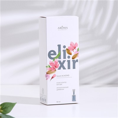 Диффузор ароматический ELIXIR "Sweet almond", 50 мл