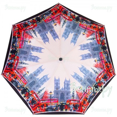 Зонт для женщин Три слона 361-51K (динамичный Лондон)