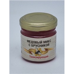 Мед микс брусника "Тонизируйся" 50гр