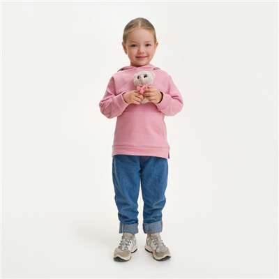 Худи для девочки KAFTAN "Basic line", размер 28 (86-92), цвет розовый