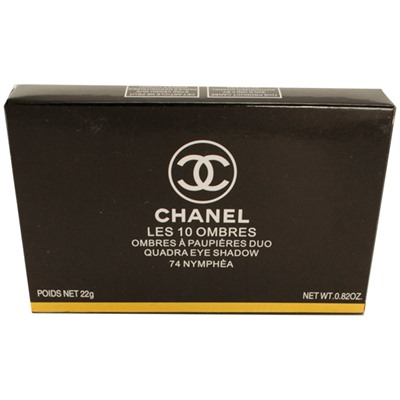 ТениТени для век Chanel Les 10 Ombres Ombres A Paupies Duo Qadra Eye Shadow 74 Nymphea № 4 22 g