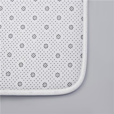 Набор ковриков для ванной и туалета Доляна «Пушистик», 2 шт: 40×50, 50×80 см, цвет белый