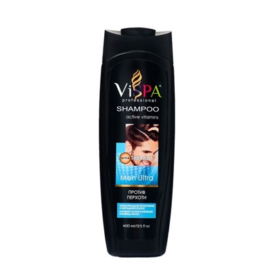 Шампунь для волос ViSPA против перхоти Men Ultra 400 мл