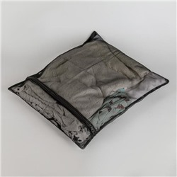 Мешок для стирки белья Доляна, 40×50 см, мелкая сетка, цвет чёрный