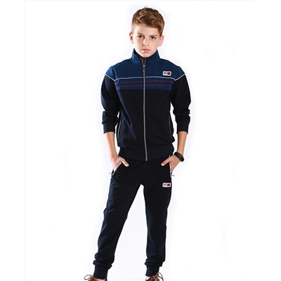 Спортивный костюм для мальчика,A-YUGI 2670 синий