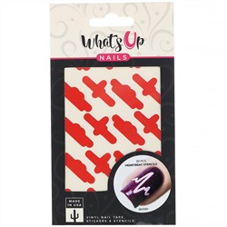 Whats Up Nails, Heartbeat Stencils, 20 Pieces