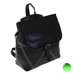 Стильная женская сумка-рюкзак Freedom_angle из эко-кожи черного цвета.