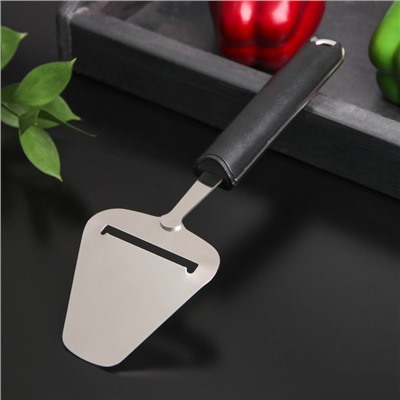 Нож-лопатка для сыра Bonjo, 25×7,7 см, рабочая часть 8,5 см, цвет чёрный