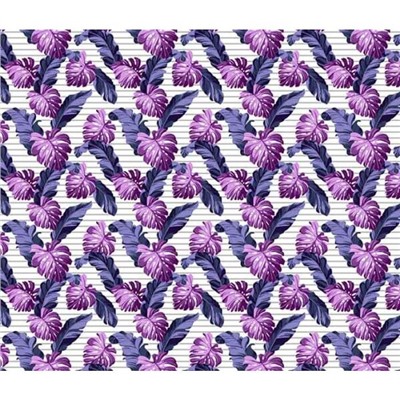 Пляжное полотенце Тропики, фиолетовый
