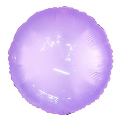 Шар полимерный 18" "Неон", круг, цвет тёмно-фиолетовый
