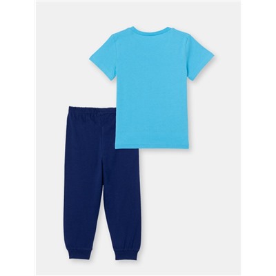 CSKB 50064-43 Комплект для мальчика (футболка, брюки), голубой