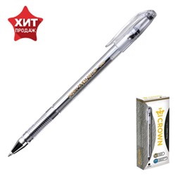 Ручка гелевая Crown HJR-500B, узел 0.5 мм, чернила чёрные