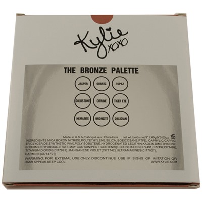 Тени для век Kylie Kyshadow Pressed Powder Eyeshadow The Bronze Palette Silver 40 g