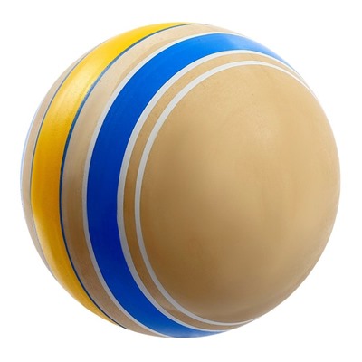 Мяч диаметр 100 мм, Эко, ручное окрашивание