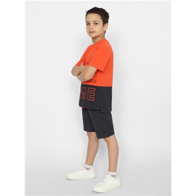 CWKB 90149-26 Комплект для мальчика (футболка, шорты),красный