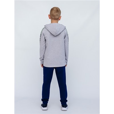 CWJB 90111-11 Комплект для мальчика (толстовка, брюки),светло-серый меланж