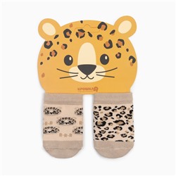 Набор носков Крошка Я «Леопард», 2 пары, 8-10 см