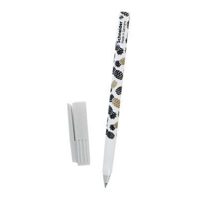 Ручка шариковая Schneider TOPS 505 F, узел 0.8 мм, светостойкие чернила, с принтами микс, синяя