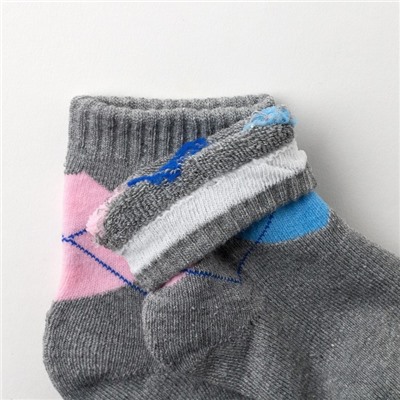 Носки детские махровые, цвет серый, размер 20-22