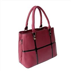Стильная женская сумочка Celtes_Role из мягкой эко-кожи рубинового цвета.