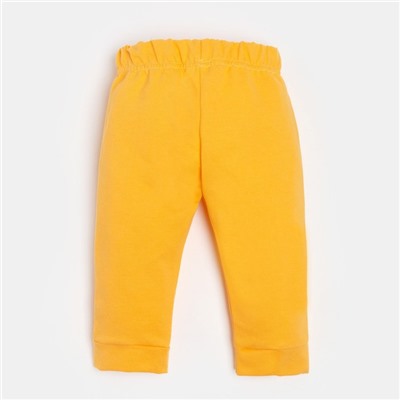 Комплект: джемпер и брюки Крошка Я "Dogs", рост 68-74 см, цвет белый/оранжевый