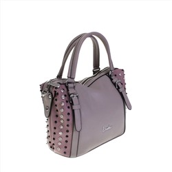 Женская сумка Lusha_artefact из эко-кожи цвета темно-розовая пудра.