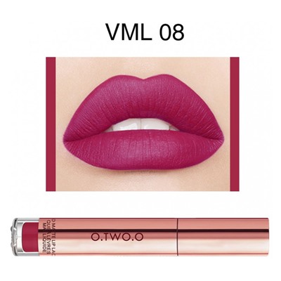 Блеск для губ O.TWO.O Liquid Matte Lip Lacquer № VML08 4 ml