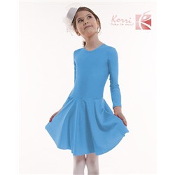 Рейтинговое платье Р 22-011 ПА голубой