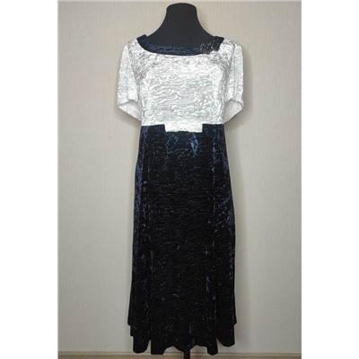 Платье Bazalini 538 бело-синий