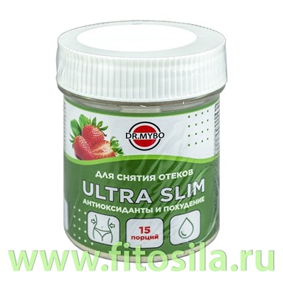 Детокс - Напиток для снятия отеков АНТИОКСИДАНТЫ И ПОХУДЕНИЕ, 15 порций, 75 г Dr. Mybo ULTRA SLIM