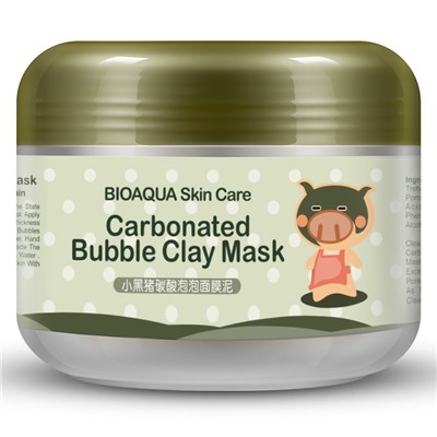 Кислородная маска с глиной Bioaqua Carbonated Bubble Clay Mask 100 g