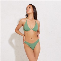 Купальник женский раздельный MINAKU "Summer fashion", размер 50, цвет зеленый